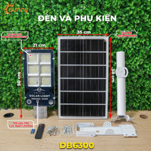Đèn đường năng lượng mặt trời Oriana DB-6300