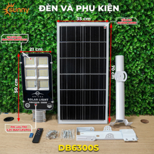 Đèn đường năng lượng mặt trời Oriana DB-6300S