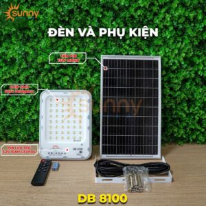Đèn pha năng lượng mặt trời Oriana DB-8100 100W
