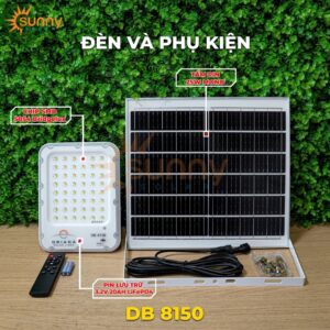 Đèn pha năng lượng mặt trời Oriana DB-8150 150W