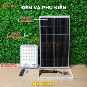 Đèn pha năng lượng mặt trời Oriana DB-8300 300W