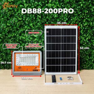Đèn pha năng lượng mặt trời ORIANA DB88-200PRO 200W