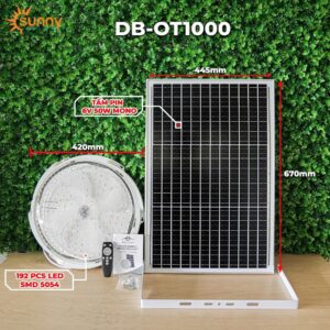 Đèn ốp trần năng lượng mặt trời DB-OT1000