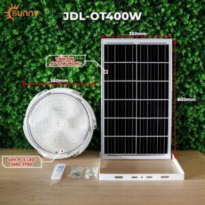 Đèn ốp trần năng lượng mặt trời JDL-OT400 400W