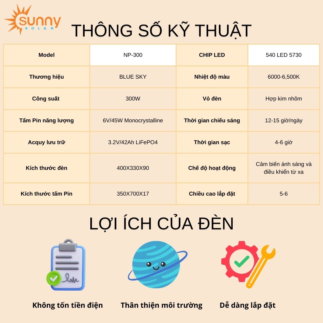 den pha nang luong mat troi 300W NP-300 9