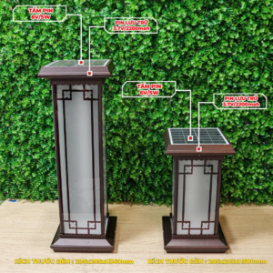 Đèn trụ cổng năng lượng mặt trời WL-0407