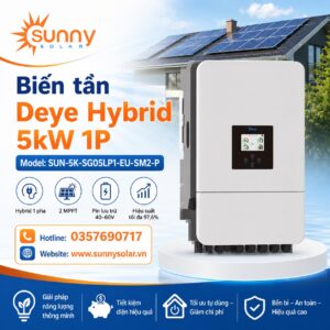 Biến tần Deye Hybrid 5kW 1P