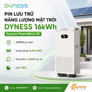 Pin lưu trữ năng lượng mặt trời Dyness 16kWH