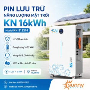 Pin lưu trữ năng lượng mặt trời KN Energy 16kWh