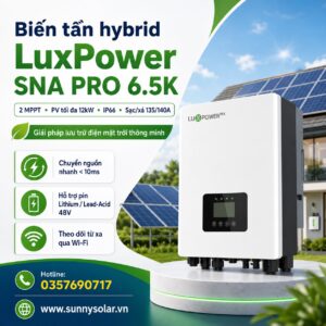 Biến tần hybrid LuxPower SNA PRO 6.5K