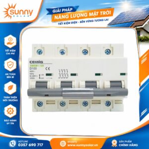 MCB AC Cemig SMGB1-125 3 Pha 4P 100A 400VAC 10kA
