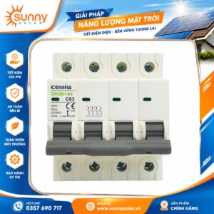 MCB AC Cemig SMGB1-63 3 Pha 4P 63A 400VAC 6kA
