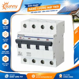 MCB Panasonic BBD4404CNV 4P 40A 6kA 415V Chính Hãng