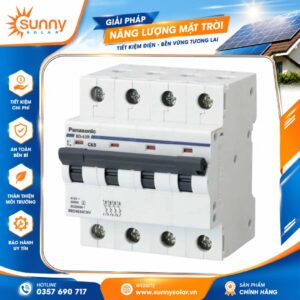 MCB Panasonic BBD4634CNV 4P 63A 6kA 415V Chính Hãng