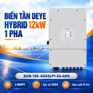 Biến tần Deye Hybrid 12kW 1 pha
